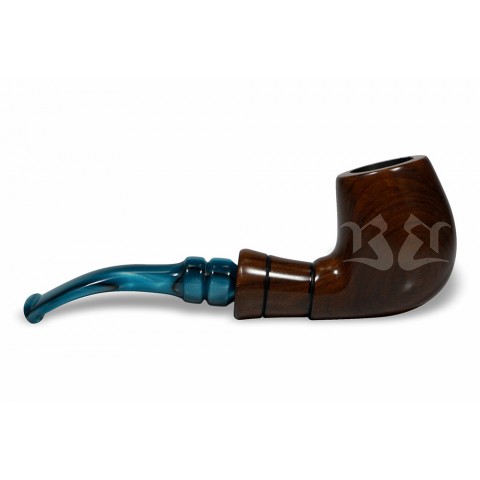 Cachimbo Bertoldi New Rose Natural Curvo Peça Única Cachimbo Bertoldi New Rose Natural Curvo Peça Única